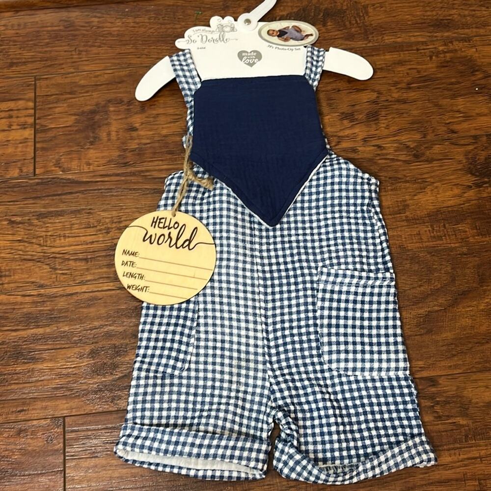 So Dorable Baby Boy Photo Outfit 0/6 months